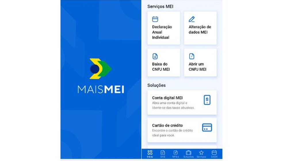App Mais Mei: usuários da cidade de São Paulo podem emitir nota fiscal pelo serviço; função deve chegar para outros estados em breve — Foto: Júlio César Gonsalves/TechTudo