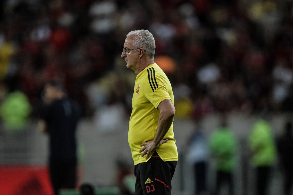 Dorival Júnior em Flamengo x Bragantino — Foto: Thiago Ribeiro/AGIF