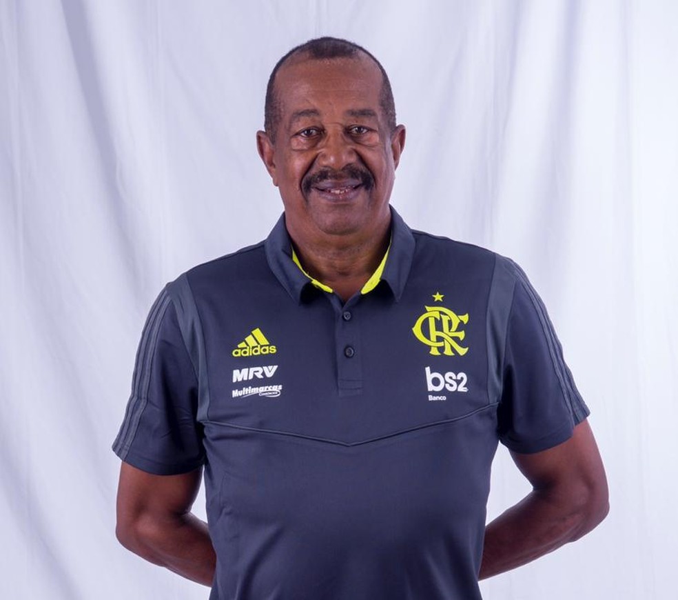 Jorginho, massagista do Flamengo, está internado com sintomas do Covid-19 — Foto: Alexandre Vidal / Flamengo