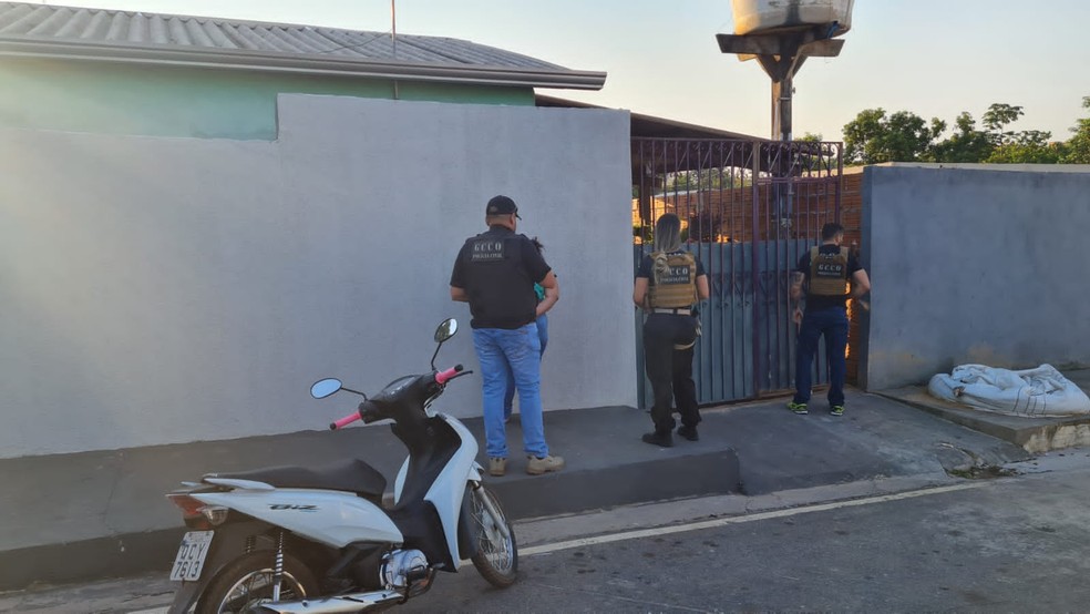 Operação conjunta entre PR e MT cumpre nove mandados de prisão e de busca e apreensão em Cuiabá. — Foto: Polícia Civil 
