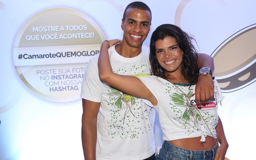 Thiago Oliveira e Yasmin Avalio