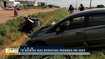 PRF afirma que número de mortes nas rodovias federais vem caindo ao longo dos anos