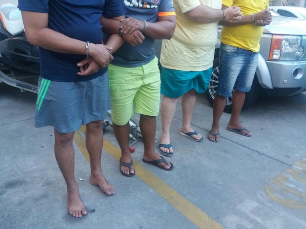 Suspeitos foram presos em Marechal e Arapiraca (Foto: Suely Melo/G1)
