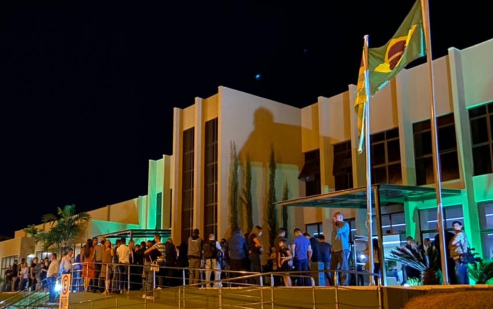 Velório de Ronaldo Ramos Caiado Filho em Goiânia, Goiás — Foto: Michel Gomes/g1 Goiás