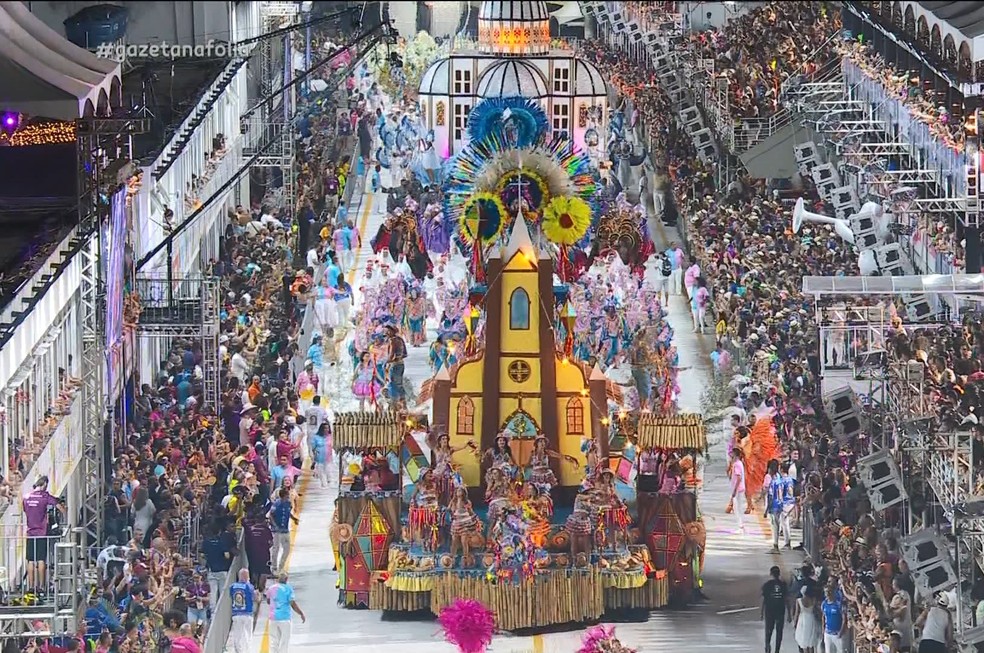Novo Império no Carnaval 2022 — Foto: Reprodução/TV Gazeta