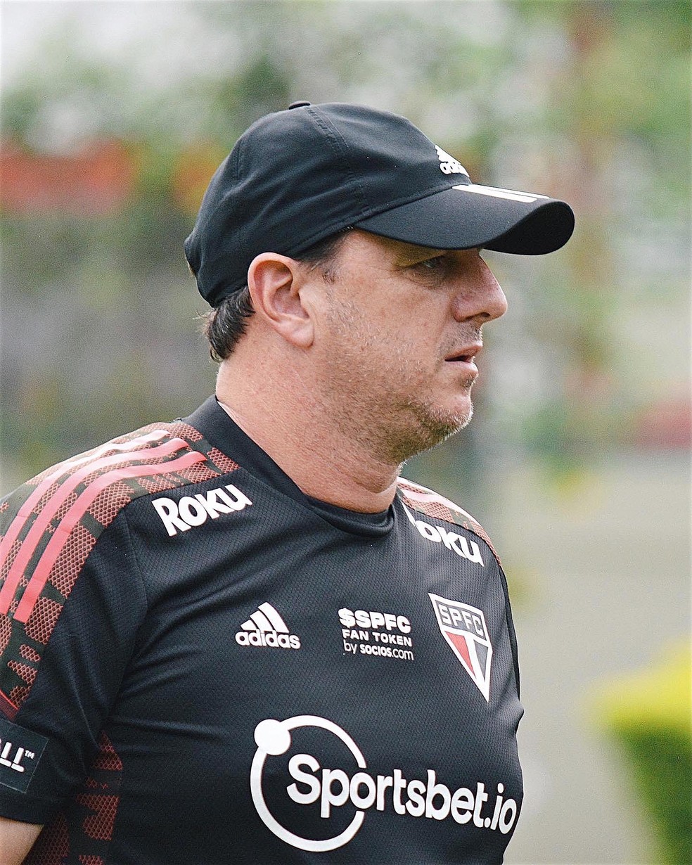 Rogério Ceni em treino do São Paulo — Foto: Divulgação / São Paulo FC