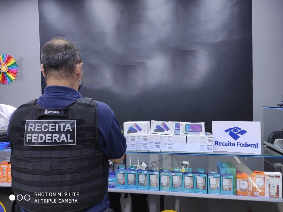 Receita Federal faz operação em Petrolina — Foto: Receita Federal 