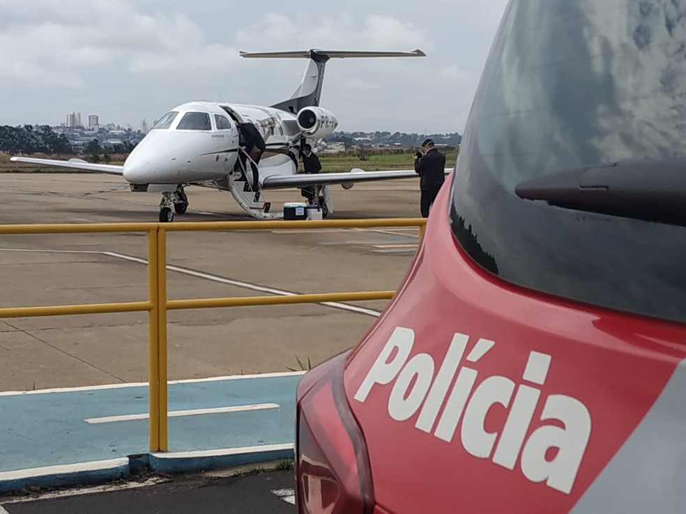 Coração, pâncreas, fígado, rins e córneas captados nesta sexta-feira (21), em Presidente Prudente, foram encaminhados a diferentes hospitais do Estado de São Paulo para transplantes — Foto: Polícia Militar