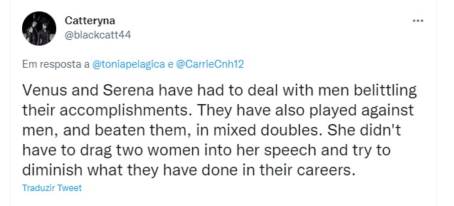 Internauta critica discurso de Jane Campio (Foto: Reprodução Twitter)