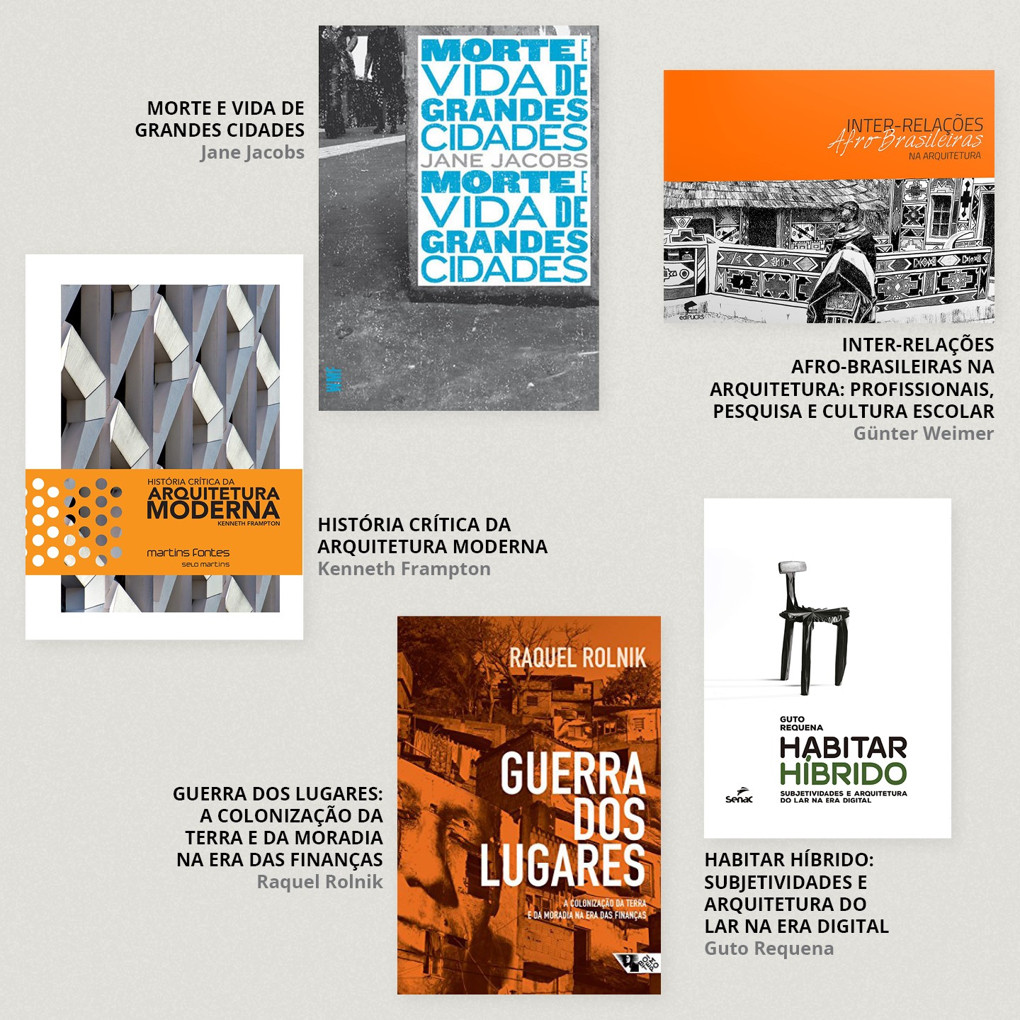 15 livros para quem gosta de arquitetura (Foto: Divulgação)