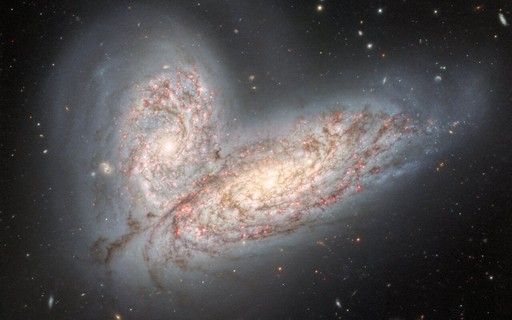 Colisión entre dos galaxias toma forma de «mariposa» – Revista Galileu