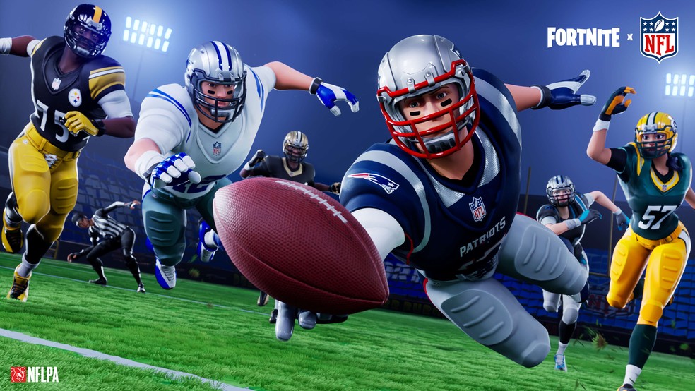 NFL vs. Fortnite. (Image: Epic Games)