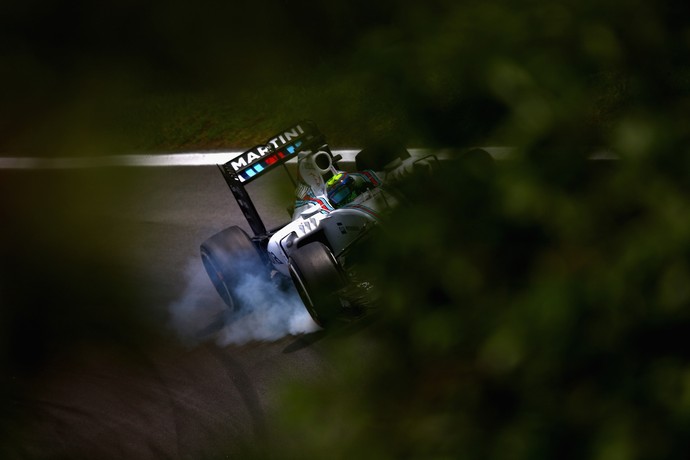 Felipe Massa em ação no GP do Brasil de Fórmula 1 (Foto: Getty Images)