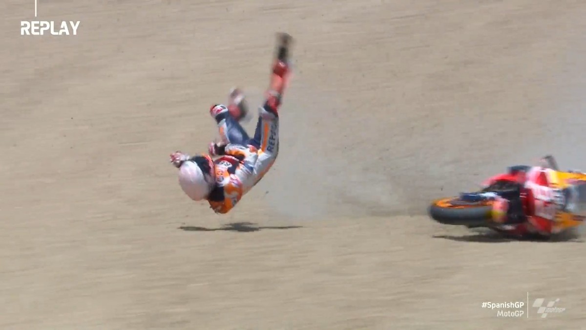 Hexacampeao Da Motogp Marc Marquez Sofre Acidente E Tera Que Passar Por Cirurgia Motovelocidade Ge