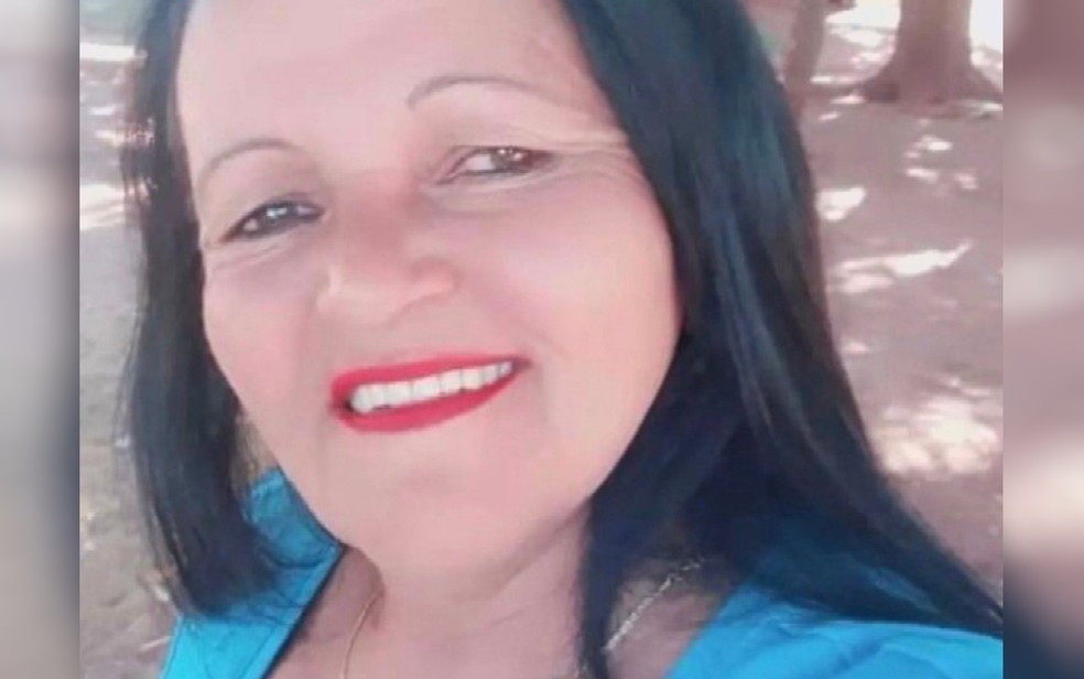 Aparecida Silva, de 55 anos, em Quirinópolis, Goiás — Foto: Reprodução/TV Anhanguera
