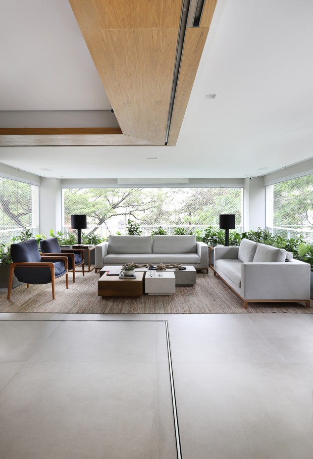  440 m² com funcionalidade e décor atemporal para uma família que vai crescer  (Foto: Mariana Orsi)