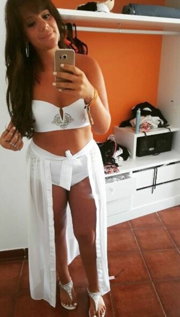 Uma das imagens postadas por Leanne para mostrar o 'resultado do desvio'