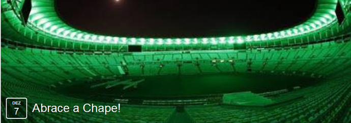 abraço chapecoense maracanã (Foto: Reprodução)