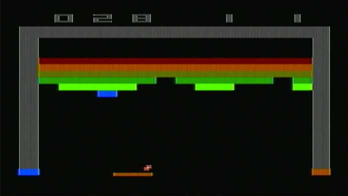 Breakout é um dos melhores jogos de Atari (Foto: Reprodução)