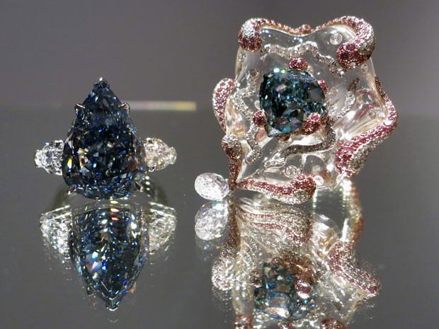 G1 - Diamante azul 'impecável' vai a leilão avaliado em US$ 25 milhões -  notícias em Mundo