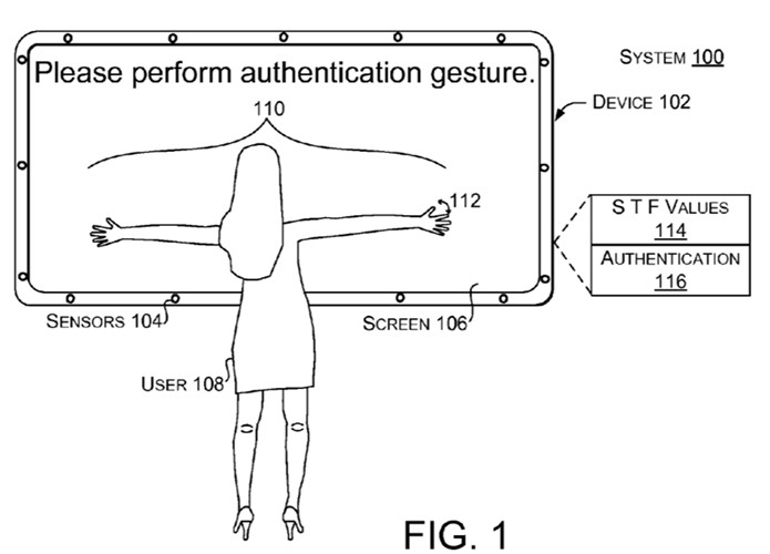 Ilustração do registro da ideia apresenta a possibilidade de usar a tecnologia no Kinect (Foto: Reprodução/USPTO)