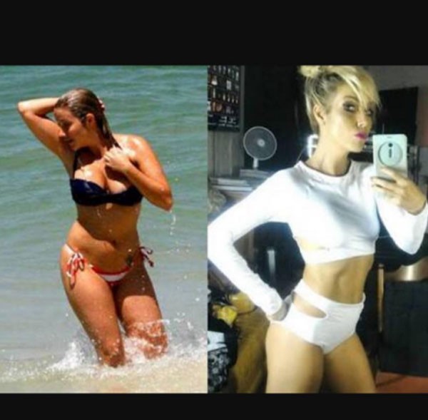 Luiza Possi antes e depois (Foto: Reprodução/Instagram)