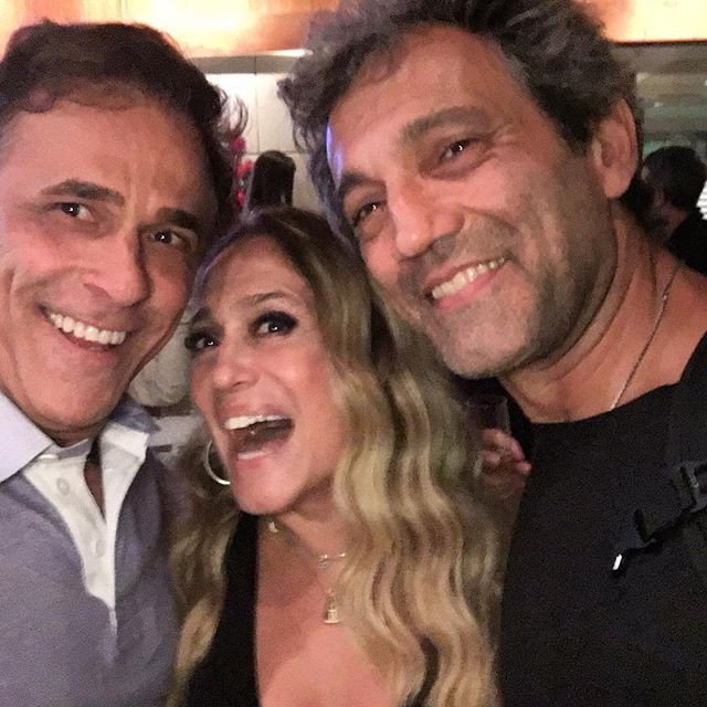 Susana Vieira com Oscar Magrini e Domingo Montagner (Foto: Reprodução/Instagram)