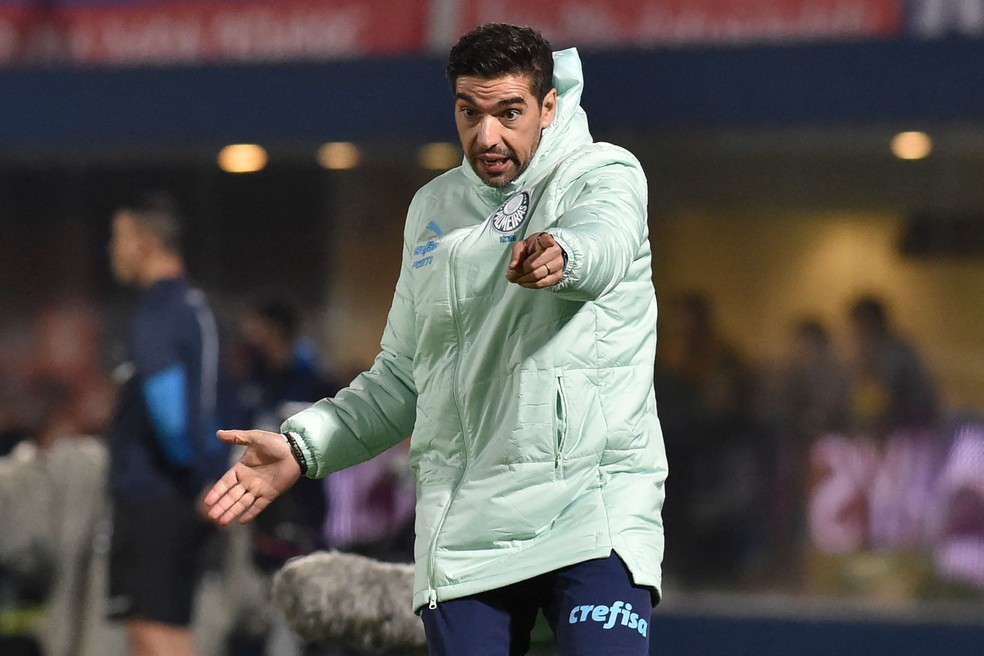 Abel Ferreira, técnico do Palmeiras — Foto: Norberto Duarte/AFP