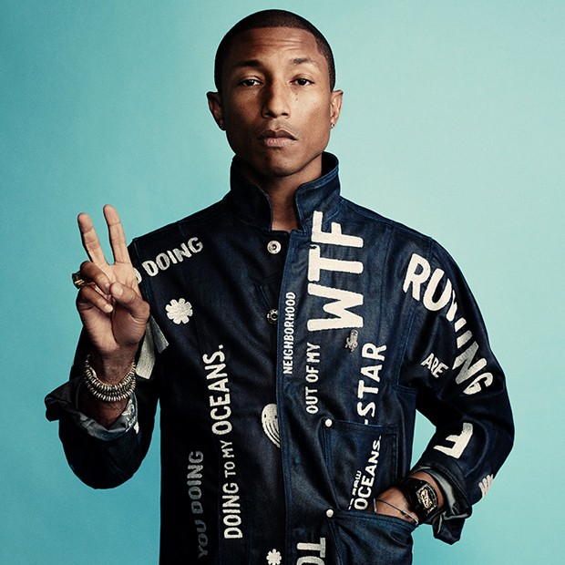 Pharrell Williams em campanha da linha Raw for the Oceans (Foto: Reprodução/rawfortheoceans.g-star.com)