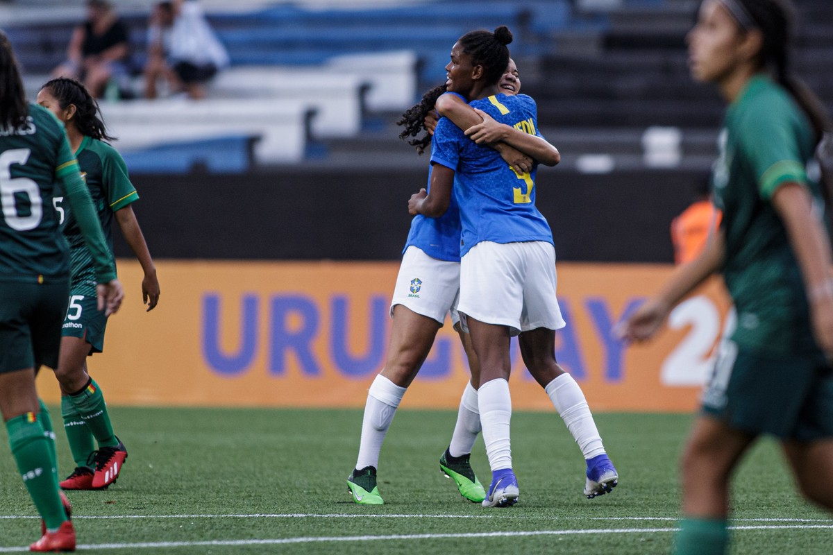 Selección Sub-17 femenina aplasta a Bolivia en la segunda ronda del Campeonato Sudamericano |  selección brasileña