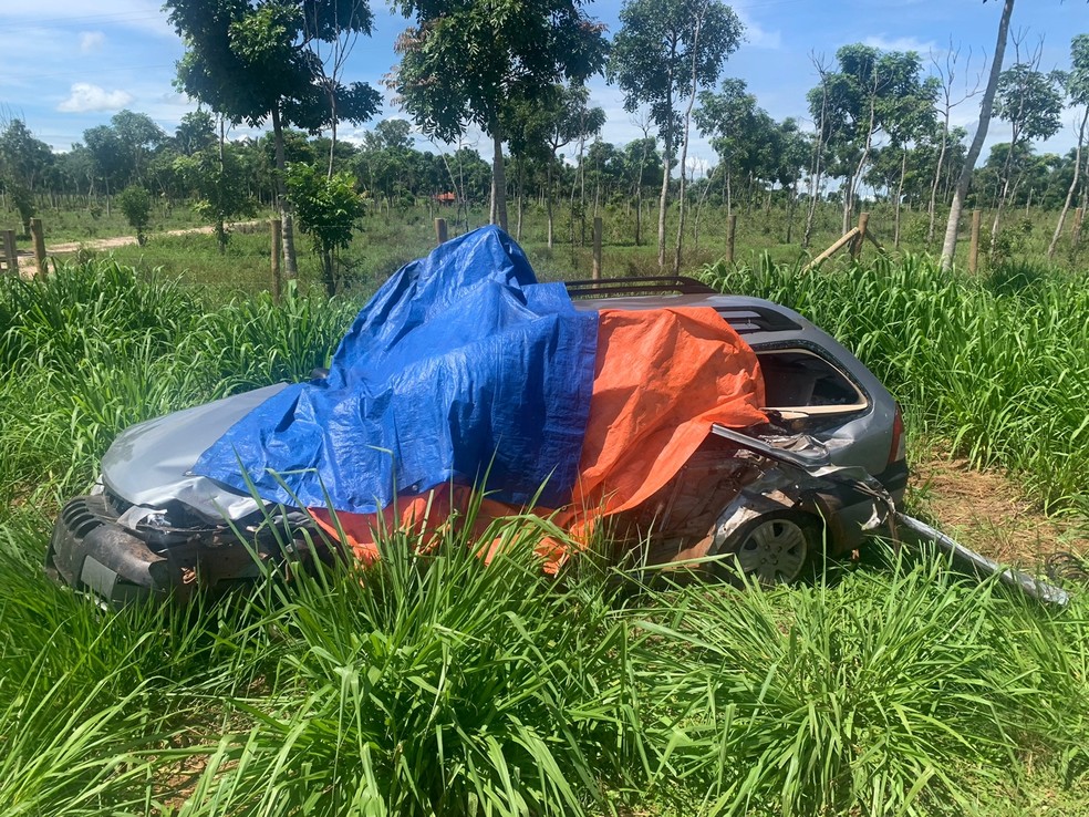 Acidente envolveu oito pessoas na MS-306 — Foto: Reprodução