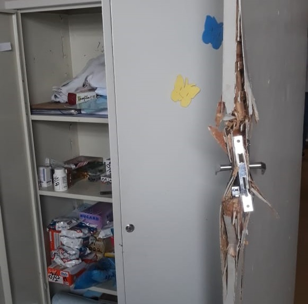 Essa é a 4ª vez que a UBS é arrombada em Campina Grande, segundo a Secretaria de Saúde do município — Foto: Divulgação/UBS