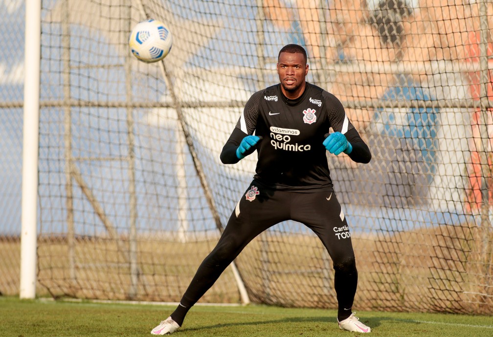 Carlos Miguel em treino do Corinthians   Foto: Rodrigo Coca/Ag. Corinthians