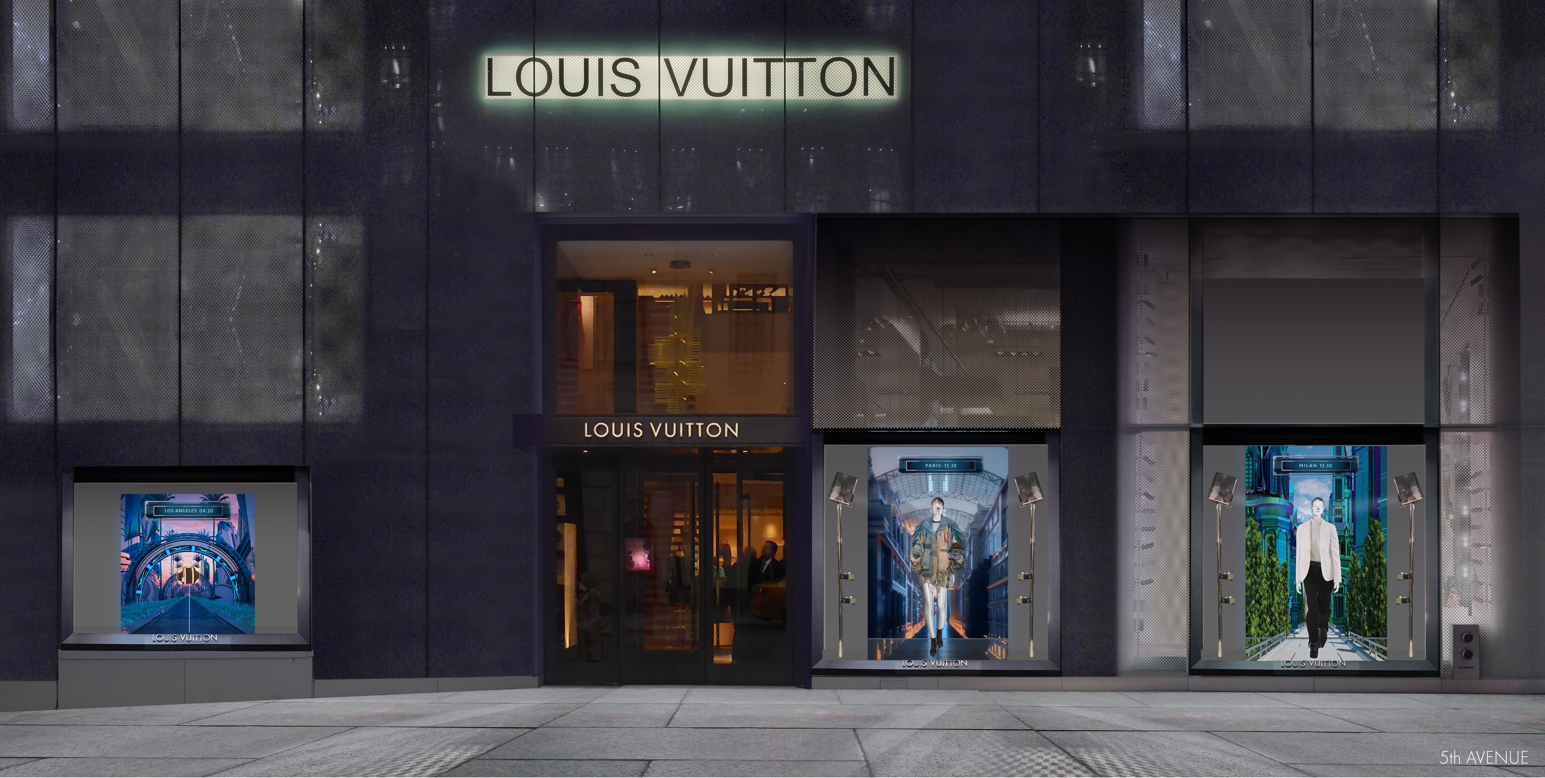 Louis Vuitton da Quinta Avenida em Nova York (Foto: Divulgação)