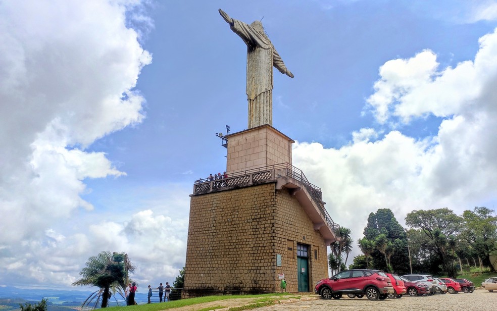Cristo, Poços de Caldas (MG) — Foto: Marcos Corrêa