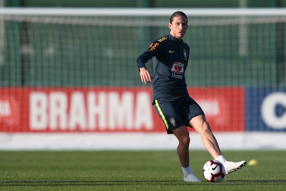 Filipe Lu&iacute;s Brasil sele&ccedil;&atilde;o brasileira &mdash; Foto: Lucas Figueiredo/CBF