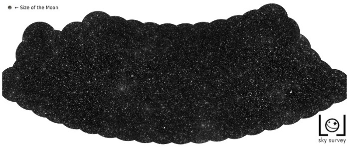 Astrônomos criam mapa com 25 mil buracos negros (Foto: LOFAR/LOL Survey)