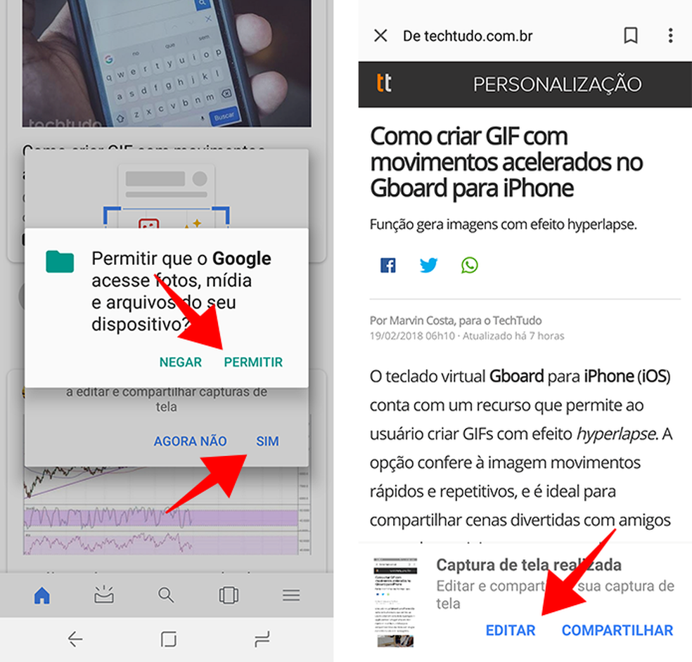 Google App Libera Editor Para Print De Tela Veja Como Usar Navegadores Techtudo