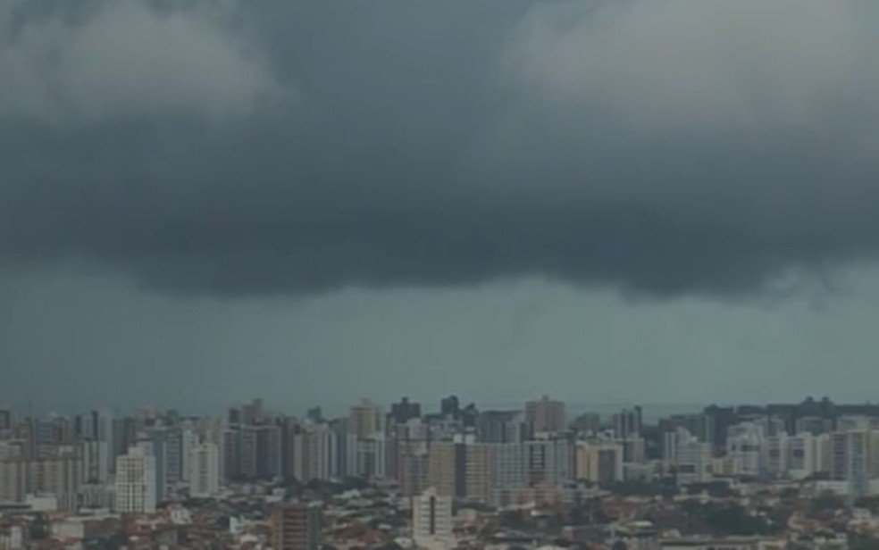 Tempo em Aracaju — Foto: TV Sergipe/Reprodução/Aracaju