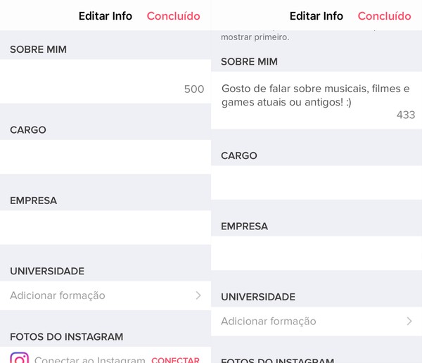 O Que Colocar Na Descricao Do Tinder Lista Traz 5 Dicas Para A Bio Redes Sociais Techtudo