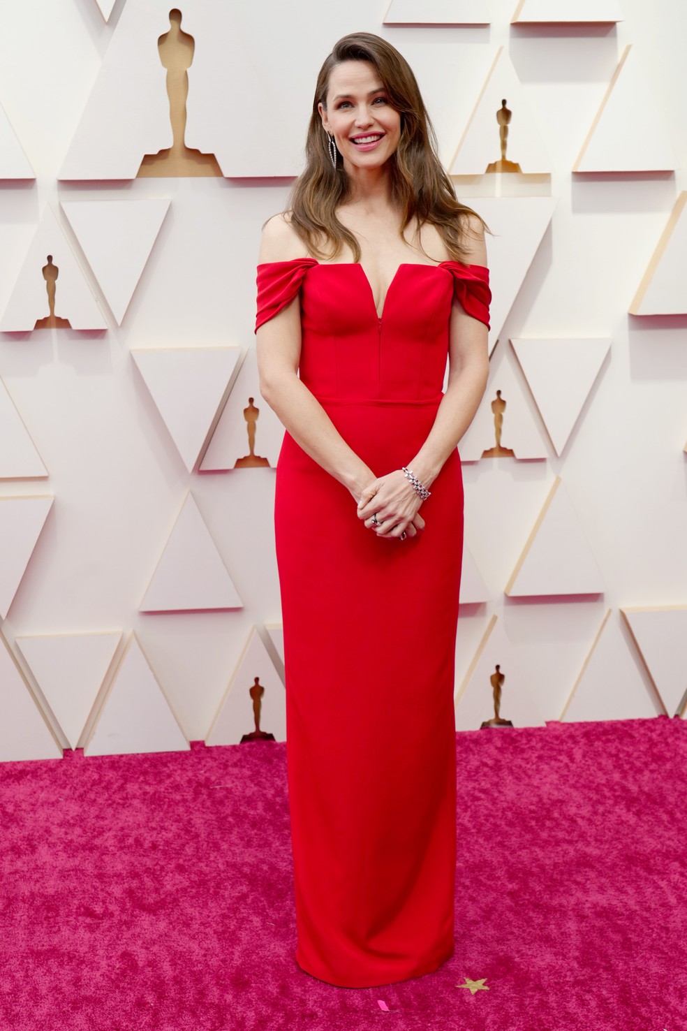 Jennifer Garner no Oscar 2022 — Foto: Jeff Kravitz/Getty Images