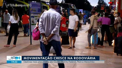 Movimentação aumenta no fim de ano na rodoviária de Palmas