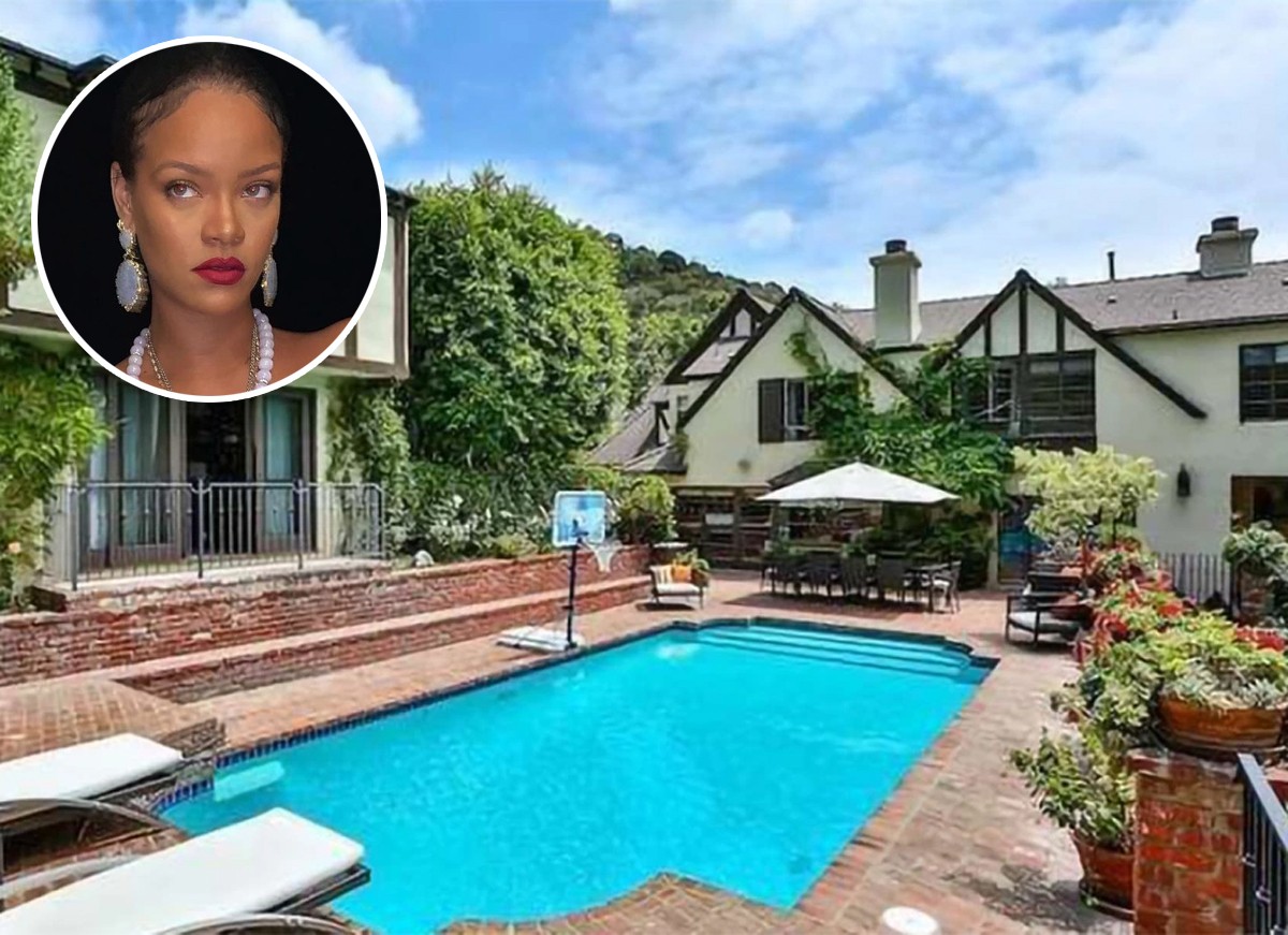 Rihanna compra nova mansão vizinha à casa em que mora, em Beverly Hills (Foto: Realtor e Reprodução / Instagram)