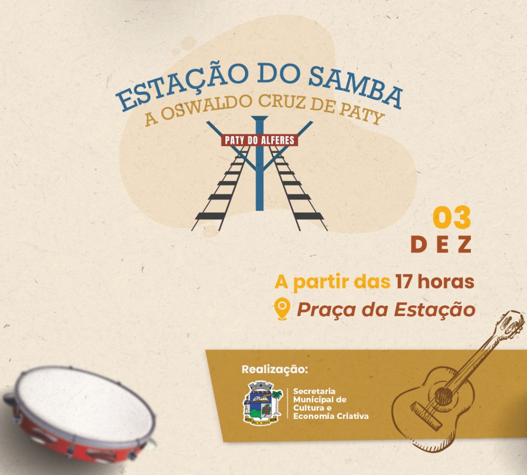'Estação do Samba' leva música e diversão a Paty do Alferes 