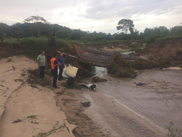 Chuvas causaram estragos na zona rural de Martinópolis (Foto: Divulgação/Prefeitura)