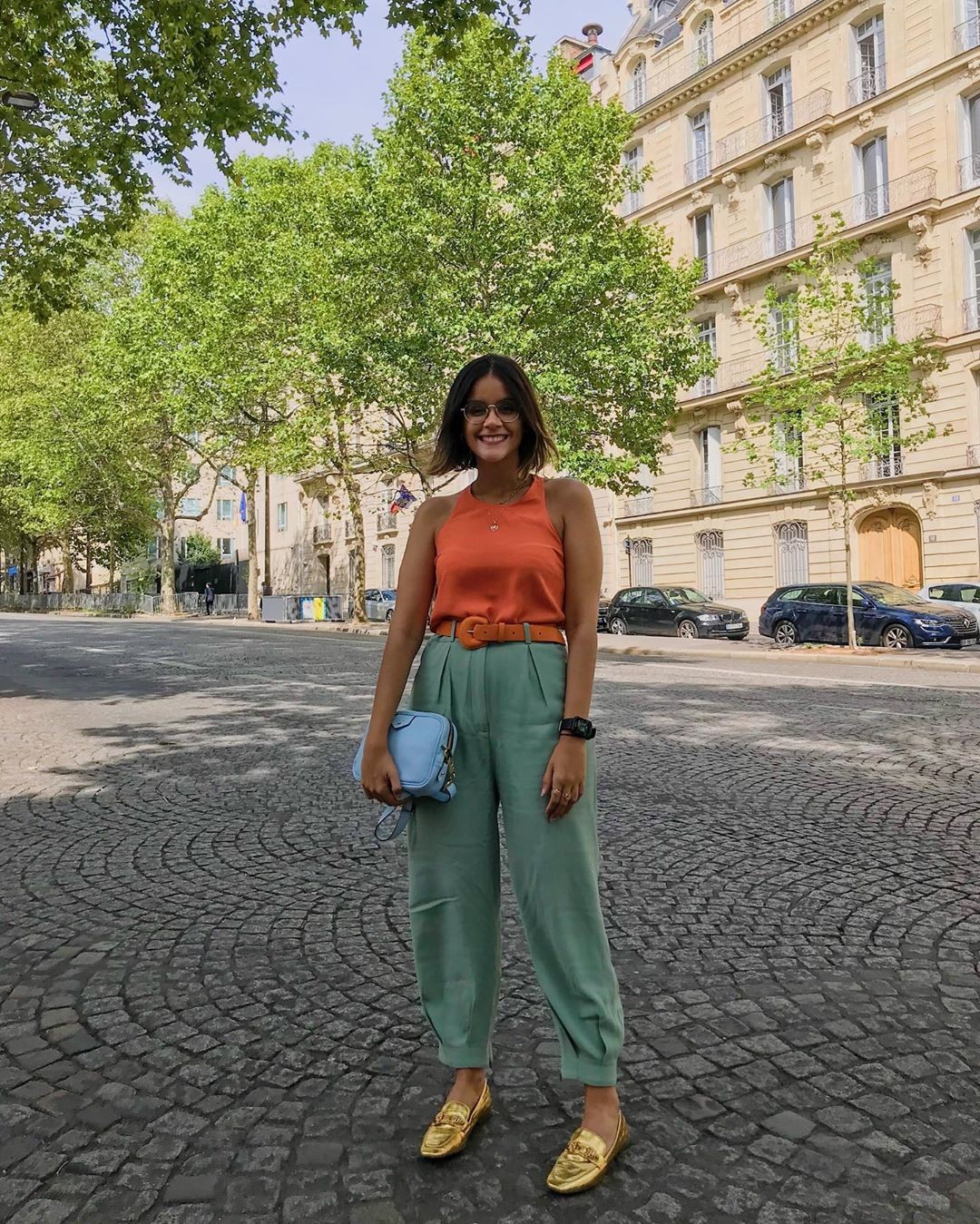 Juliana Pimentel usa look colorido. (Foto: Instagram)