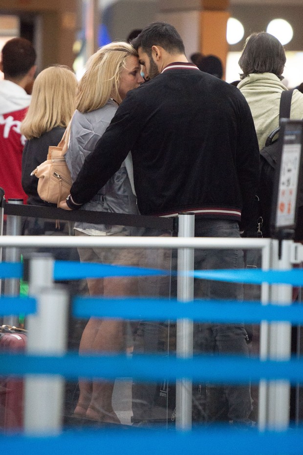 Britney Spears e o namorado, Sam Asghari (Foto: The Grosby Group)