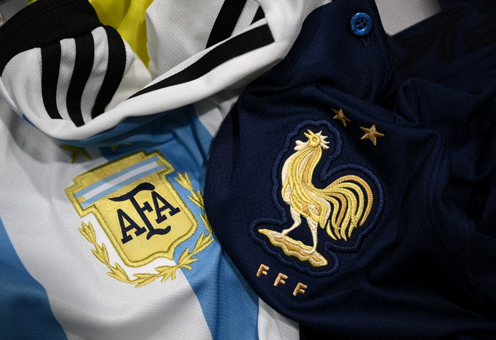 Argentina e Frana so as duas maiores concorrentes do Brasil ao titulo da Copa do Mundo  Foto: AFP
