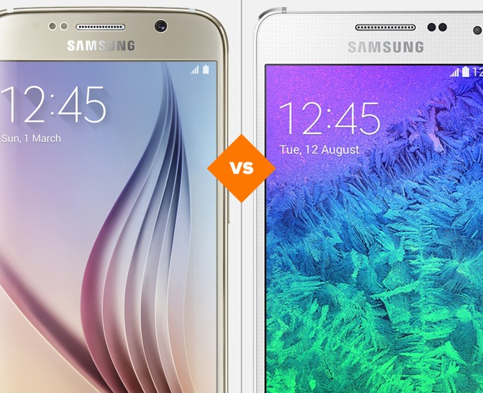 Galaxy S6 ou Galaxy Alpha? Qual é o melhor smartphone da Samsung? (Foto: Arte/TechTudo)