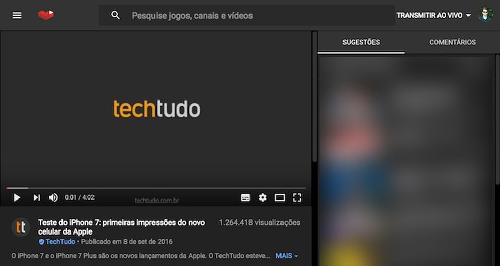 Truque Na Url Libera Modo Escuro Do Youtube Gaming Em Qualquer Video Dicas E Tutoriais Techtudo